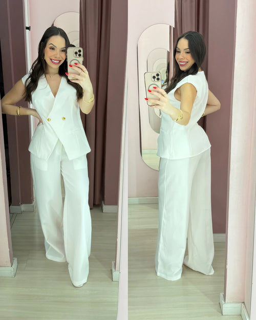 Conjunto Alfaiataria Colete