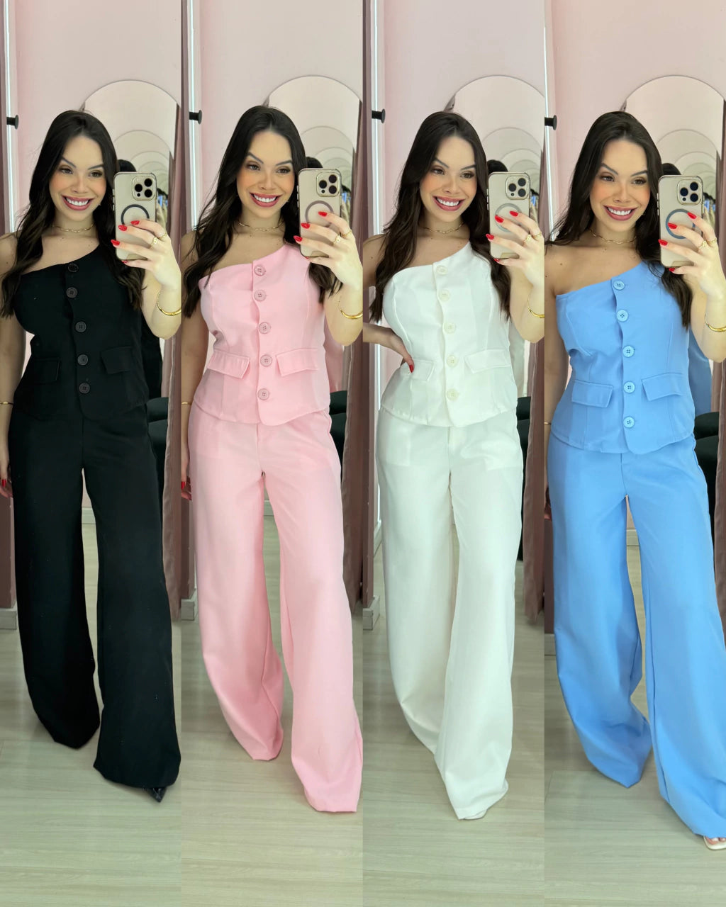 Conjunto Alfaiataria Botões