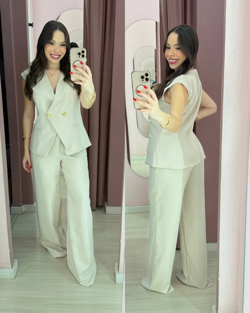 Conjunto Alfaiataria Colete